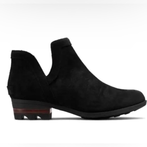 Sorel Shoes - Sorel Lolla Cut Out Bootie’s  Women's Black  waterproof Suede Leather size 8